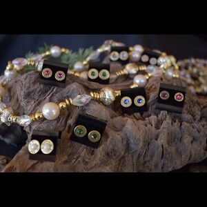 Handcrafted Authentic Bullet Stud Earrings